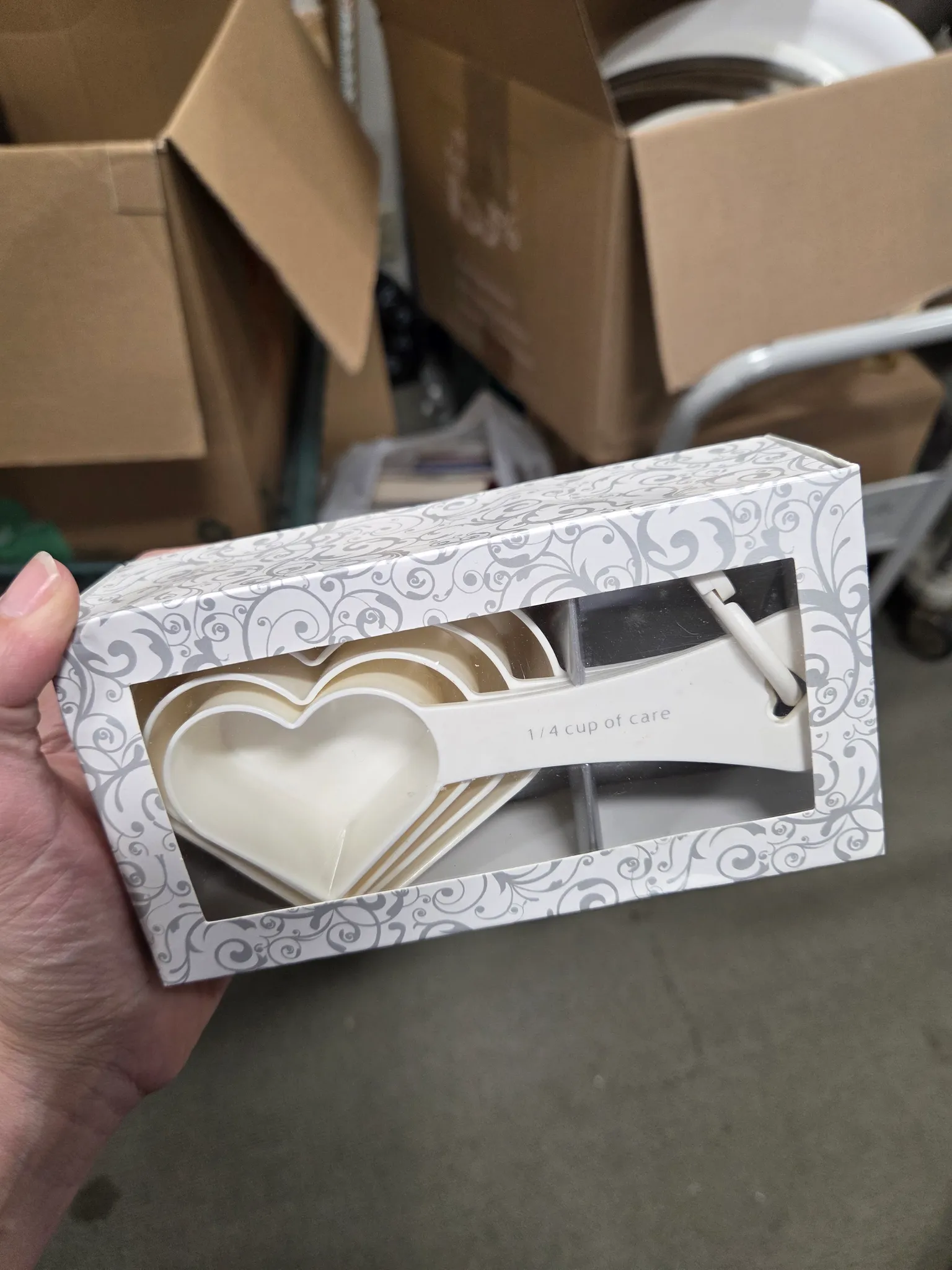 Heart shaped measuring set  photo 1