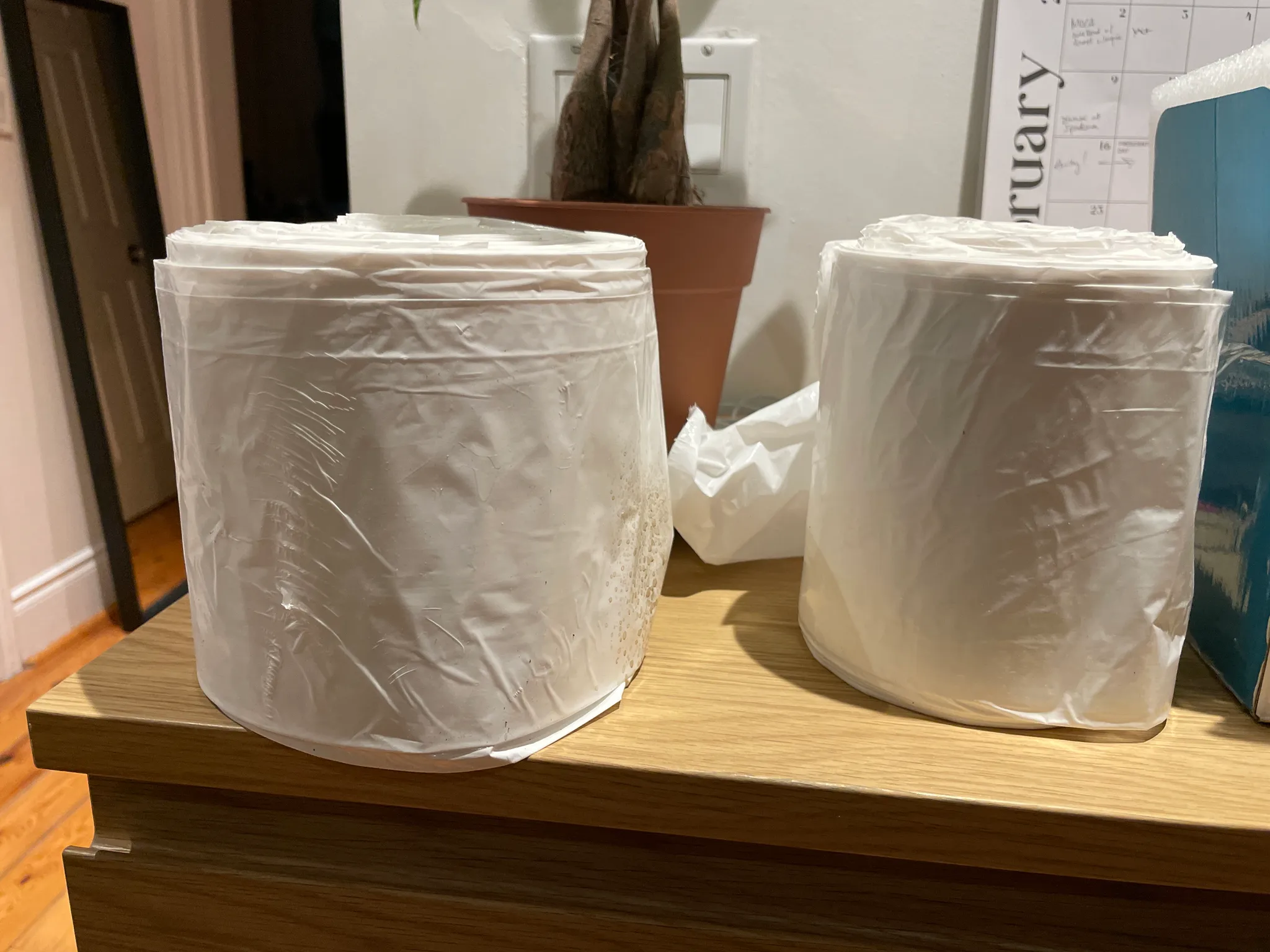 White garbage bags (small) photo 1