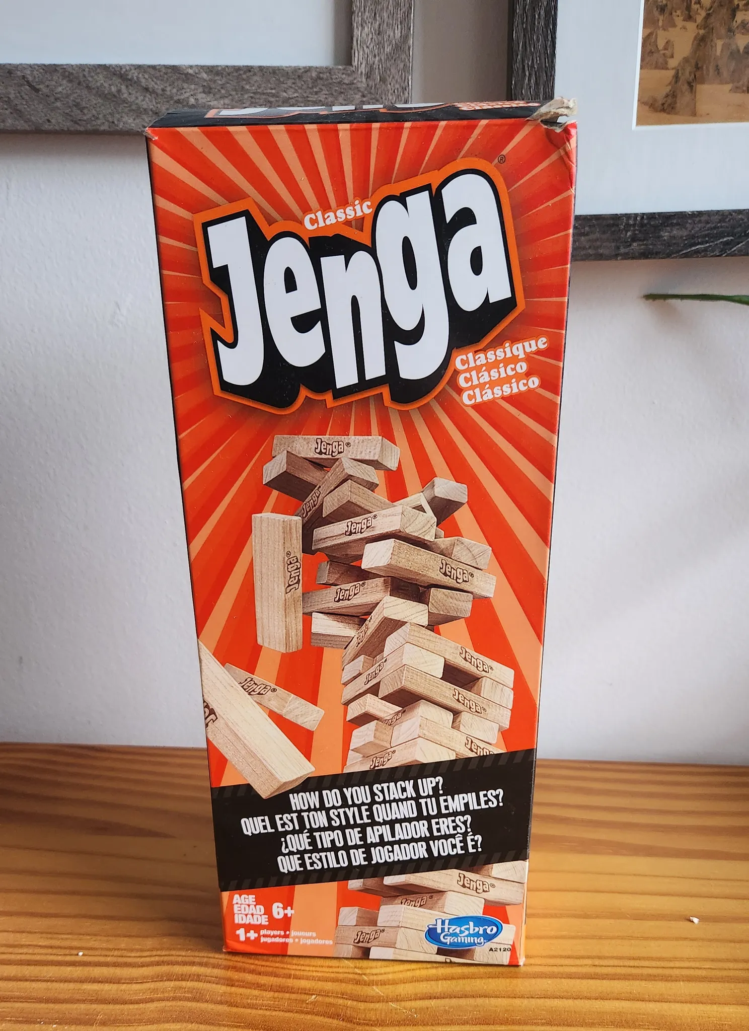 Classic Jenga boardgame photo 1
