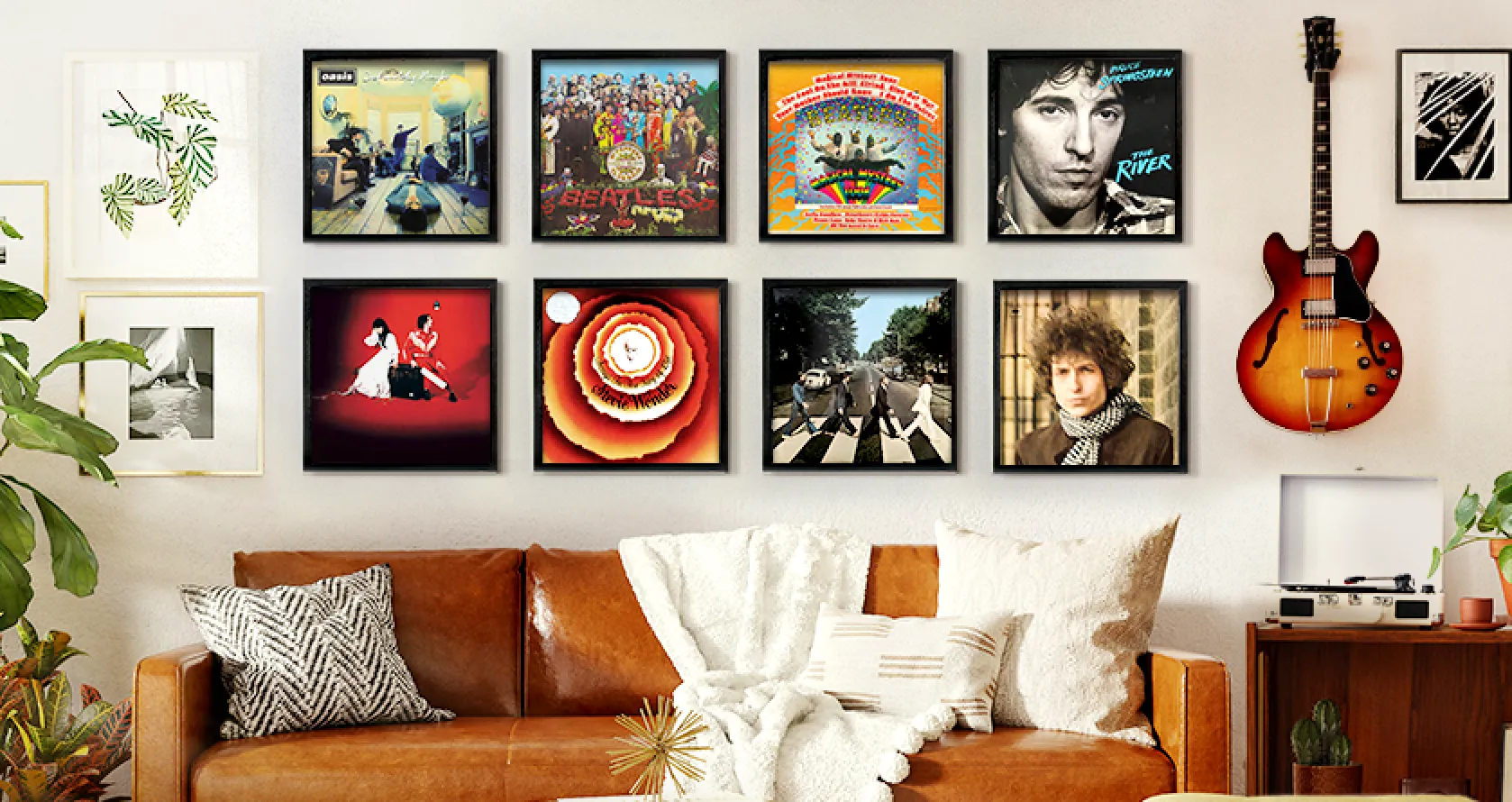 Black LP Wall Frames (lot of 9) photo 1
