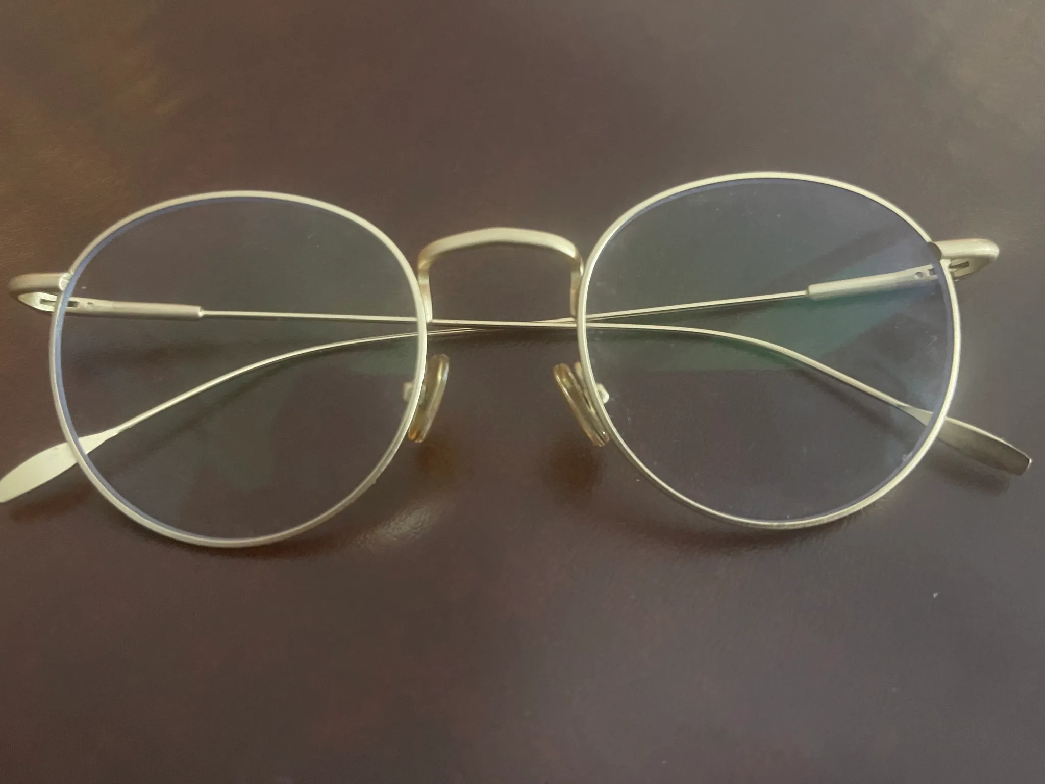 Pretty Gold Non-Prescription Blue Light Glasses photo 1