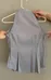 Express Grey Ruffle Top photo 5