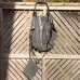 Grey Leather Snakeskin Slouchy Bag photo 1