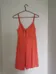 BNWT Peach Tie Front Dress photo 2
