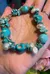 Turquoise/Fresh Water Pearls Bracelet photo 2
