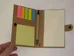 Brand new notepad with sticky notes and the pen photo 3