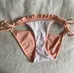 Victoria Secret Ruffle Triangle Peach Bikini S photo 6