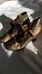 Size 7 Metallic Gold Booties Heels photo 1