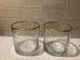 New Indigo large gold-rimmed lowball glasses photo 1
