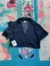 BNWT Sunday Best Navy Crop Top photo 1
