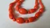 2 NEW Orange Necklaces photo 2