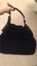 Black Suede Hobo Purse photo 1