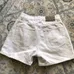 White Denim Shorts photo 2