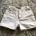 White Denim Shorts photo 1