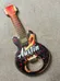 Guitar Shaped Beer Bottle Opener - Magnetic photo 1