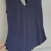 Navy Blue Sleeveless Shirt From Dynamite photo 2