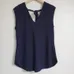 Navy Blue Sleeveless Shirt From Dynamite photo 1
