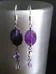 New amethyst silver earrings photo 1