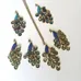 Peacock Pendands And Necklace photo 1