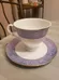 Vintage Lustre Ombre Purple Tea Cup And Saucer Porcelain China photo 1