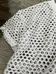 White Netted Fishnet Crop Shirt photo 2