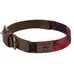 Beaver Canoe Red Plaid Graphic Dog Collar photo 2