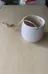 Hanging White Ceramic Pot photo 1