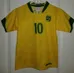 Brasil #10 Ronaldinho Child's Soccer / Football Jersey Top Si... photo 2