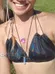 Dark Holographic Iridescent Bikini Halter Top photo 1