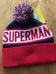 Superman adult hat - Brand New photo 2
