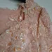vintage peach sequin dress photo 3