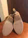 New Sz 7.5 Booties Platform Fake Suede Beige photo 3