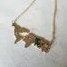 3 x NEW World Map Necklace Gold Silver Color photo 2