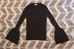 Bell Sleeve Black Sweater photo 1