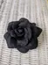 Black Flower Brooch/Hair Pin photo 1