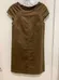Zara Basics Brown Faux Suede Dress photo 3