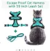 Teal Cat Harness Size S photo 2