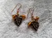 Brassy/Copper Pendant Earrings photo 1