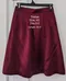 Tristan satin red skirt size XS in burgundy  photo 1