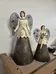Set x 2 tin and ceramic angels  photo 1