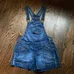 WOMANS OVERALL SHORTS SIZE 9/10 photo 1