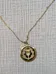 Gold-tone Thistle Pendant Necklace photo 2