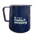 NEW Miir Grounded Camp Cup in Blue Sprinkle and Branded 12 oz photo 3