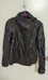Casual Distressed Black Leather Jacket - Women's Medium   photo 1