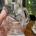 Vintage Bohemian Crystal Pinwheel Mini Jug / Creamer photo 5