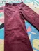 Maroon Cord Pants (Size 6) photo 2