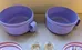 Brand New Ai Love Peace Purple Noodle Bowls (Set of 2) - Gift photo 4