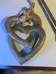 2 intertwined wooden hearts  photo 2