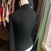 Giving black ribbed turtle neck top size M photo 3