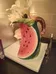 Rare vintage Watermelon Jug Basssno
Handmade 
Rocco photo 1